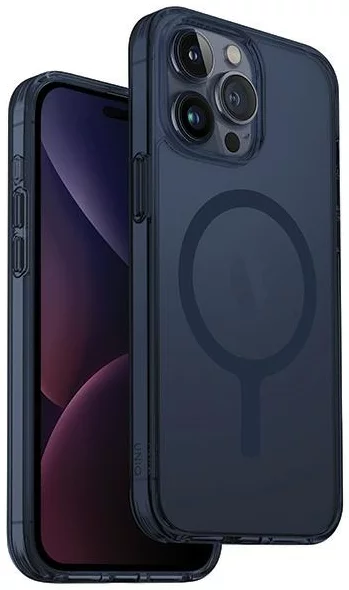 UNIQ LIFEPRO XTRME SLIM HYBRID PROTECTIVE CASE WITH TOUGH SCRATCH-RESISTANT FOR 2023 IPHONE 15 PRO MAX | MAGNETIC | FROST BLUE